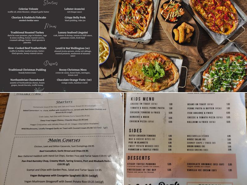 Black Swan Alnwick Menu