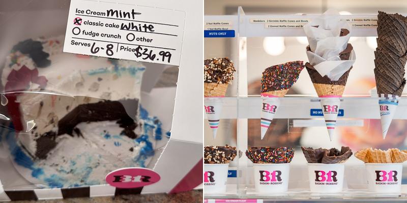 Baskin-Robbins Menu