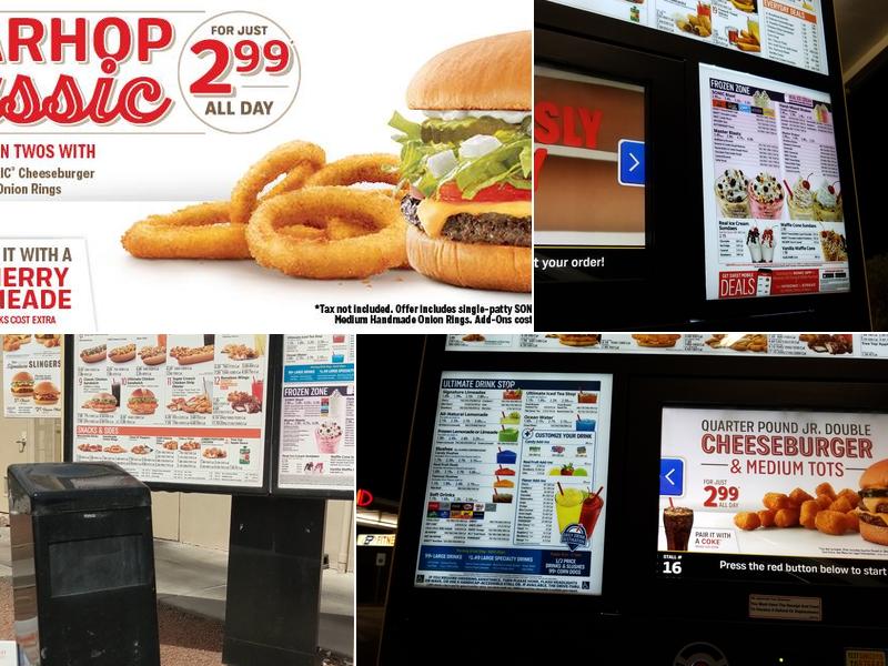 Sonic Drive-In Menu