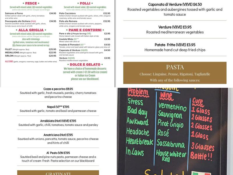 Di Sopra Menu