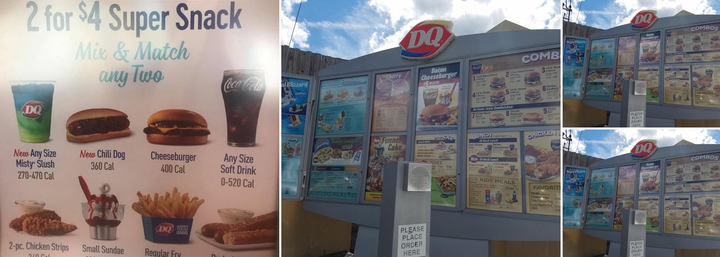 Dairy Queen Grill & Chill Menu