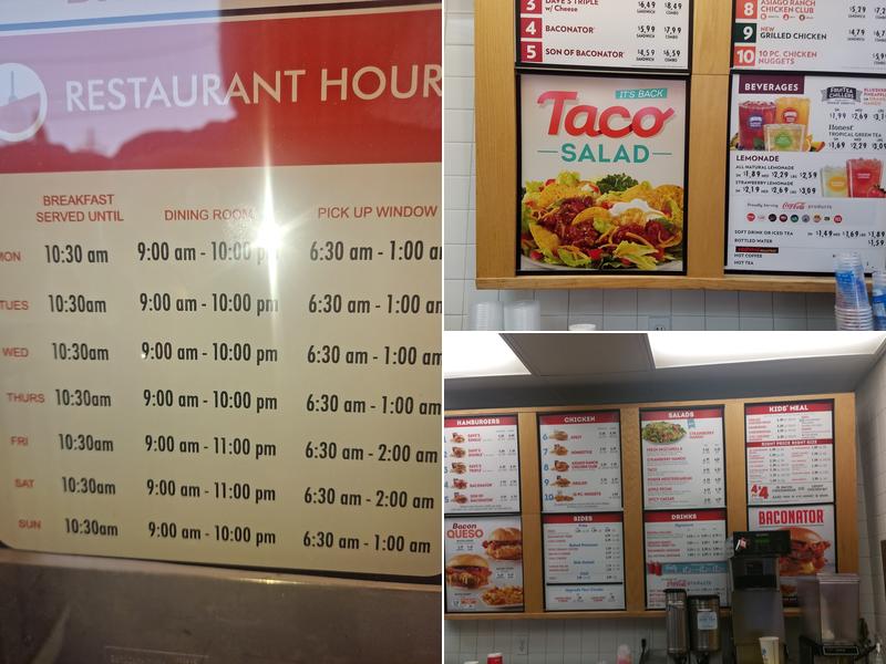 Wendy's Menu