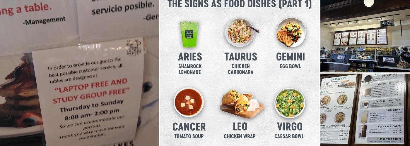 Corner Bakery Cafe Menu