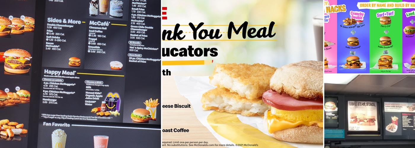 McDonald's Menu