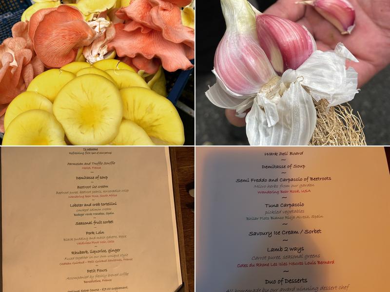 Battlesteads Hotel & Restaurant Menu