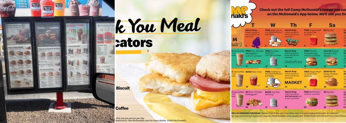 McDonald's Menu