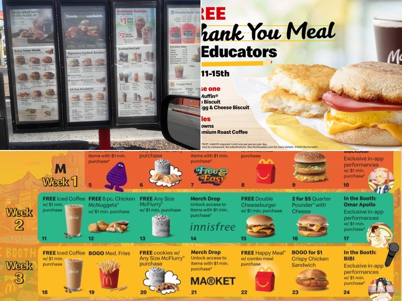 McDonald's Menu