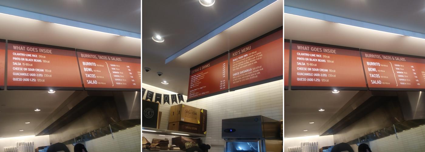 Chipotle Mexican Grill Menu