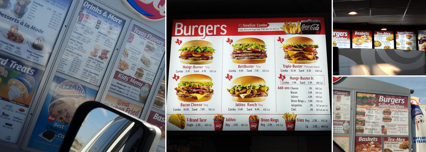 Dairy Queen Menu
