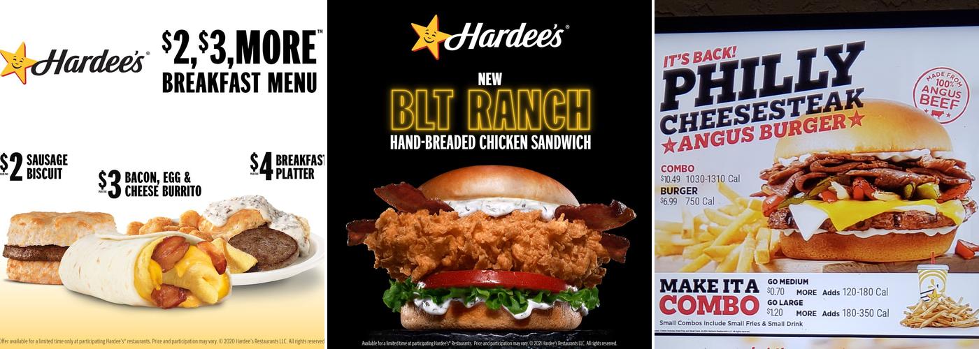 Hardee’s Menu