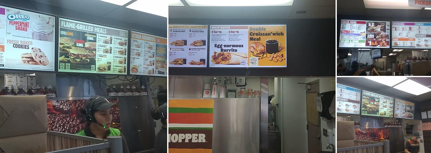 Burger King Menu