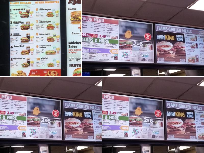 Burger King Menu