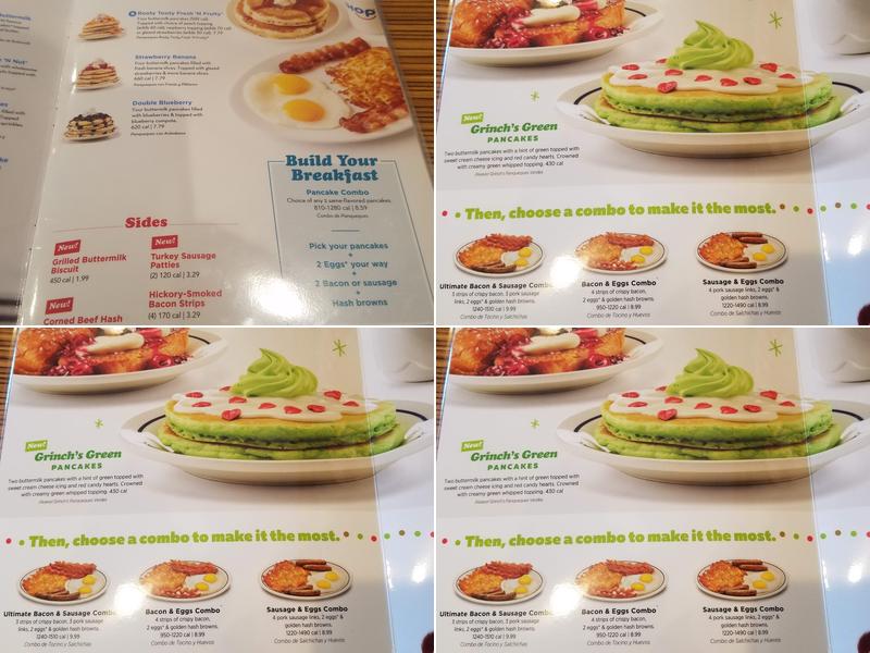 IHOP Menu