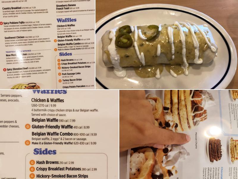 IHOP Menu