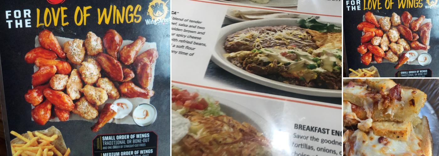 Pizza Hut Menu