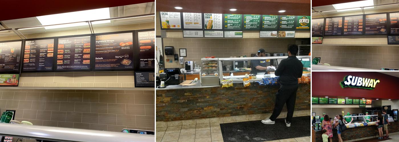 Subway Menu