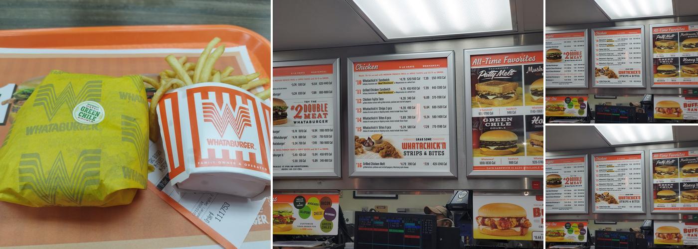 Whataburger Menu