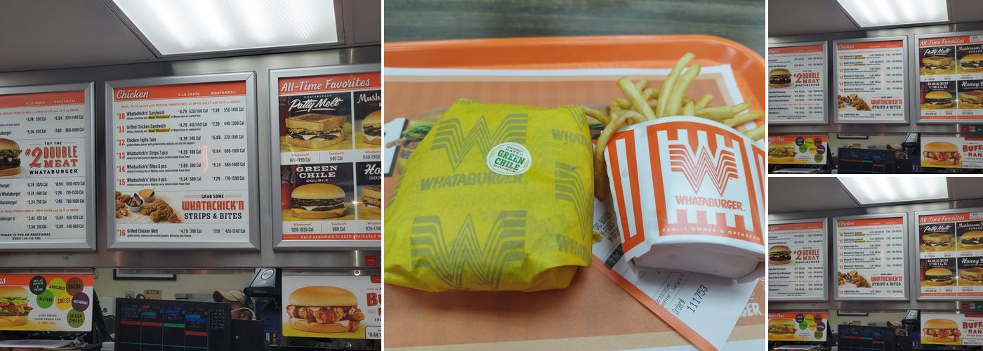 Whataburger Menu