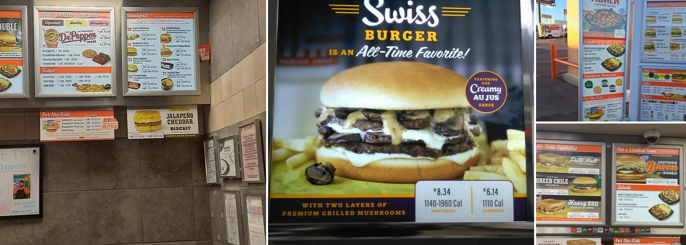 Whataburger Menu