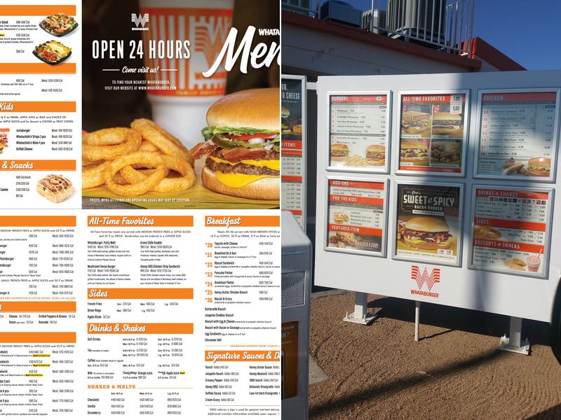 Whataburger Menu
