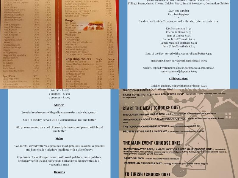 The Island View Menu