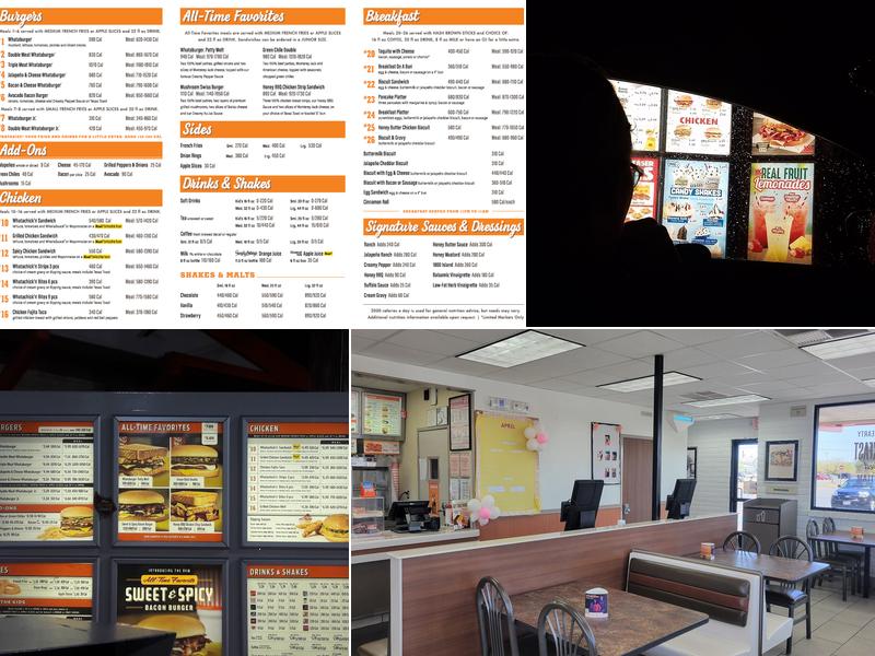 Whataburger Menu