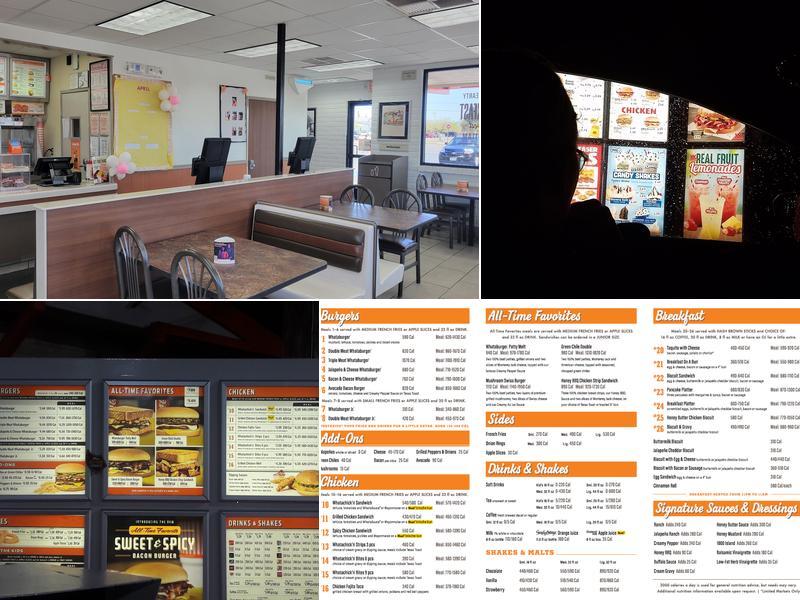 Whataburger Menu