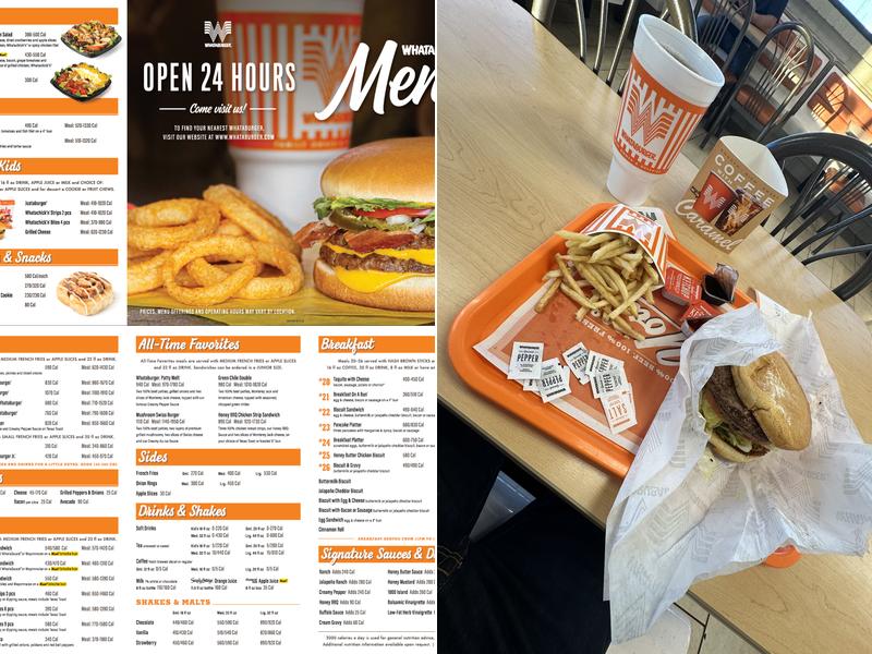 Whataburger Menu