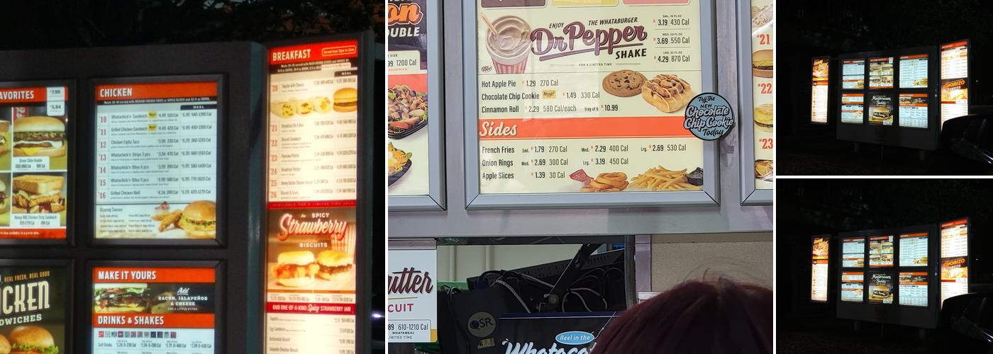 Whataburger Menu