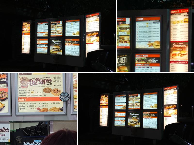 Whataburger Menu