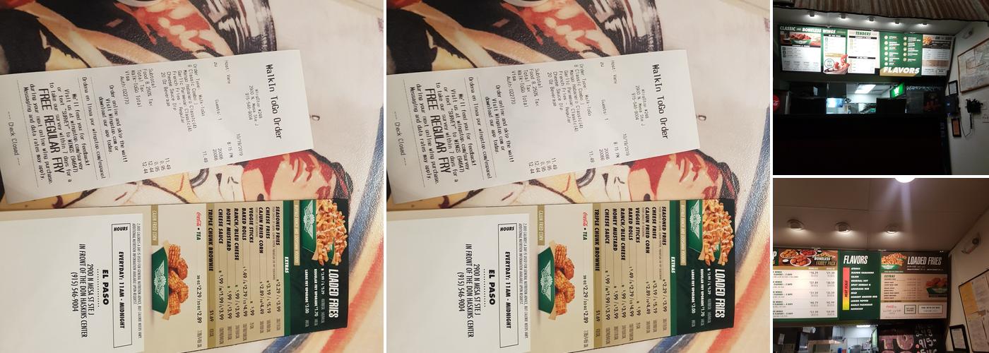 Wingstop Menu