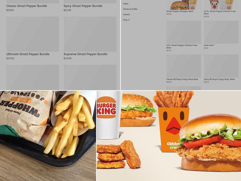 Burger King Menu
