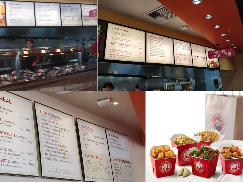 Panda Express Menu