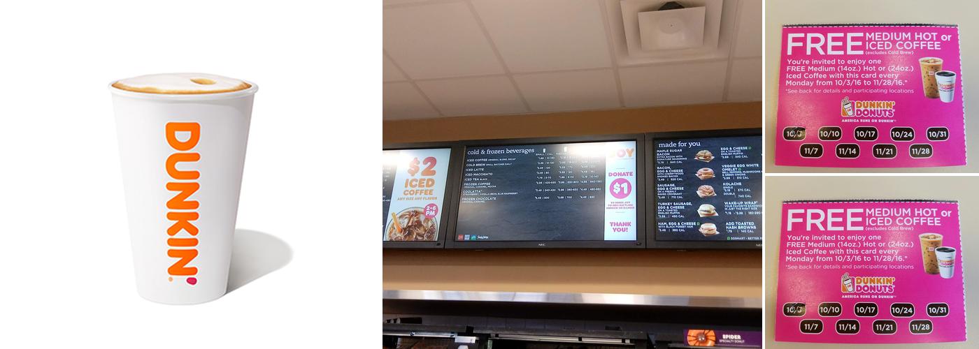 Dunkin' Menu