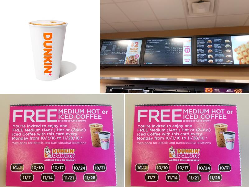 Dunkin' Menu