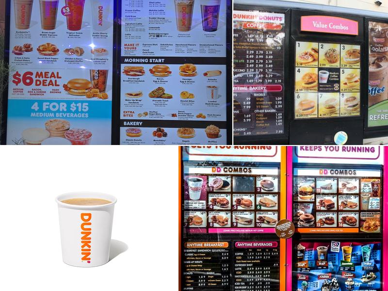 Dunkin' Menu