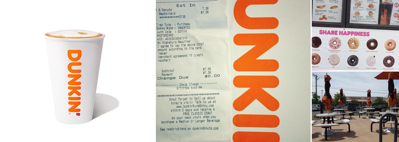 Dunkin' Menu