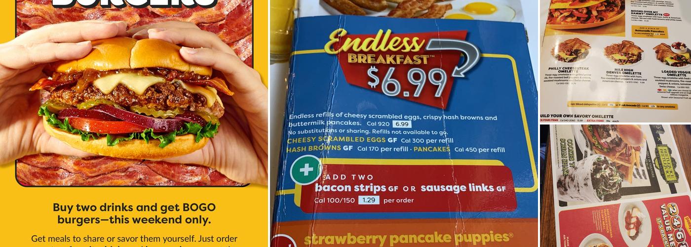 Denny's Restaurant Menu