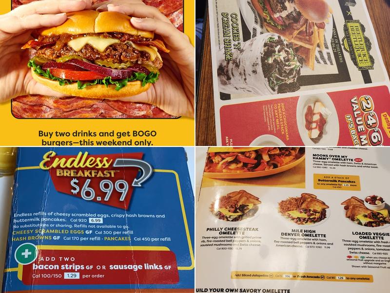 Denny's Restaurant Menu