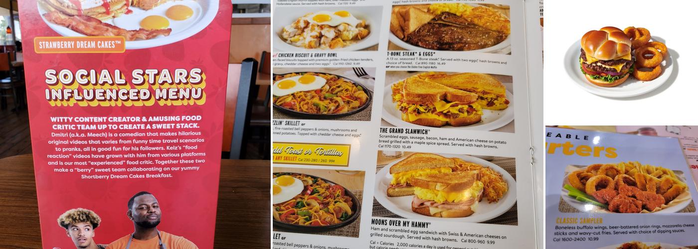 Denny's Menu