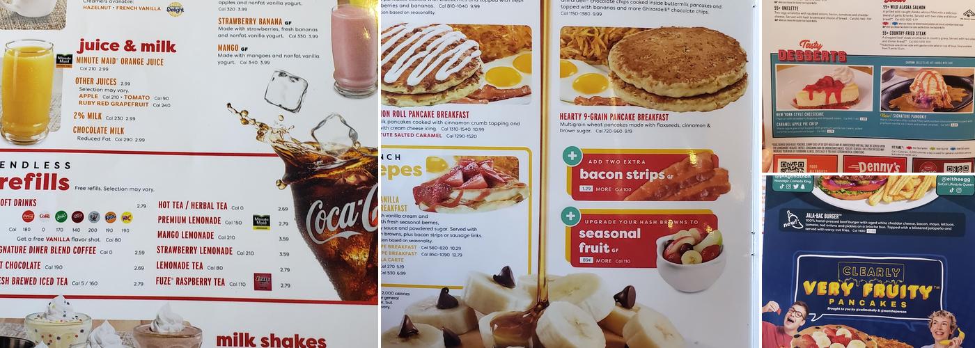 Denny's Menu