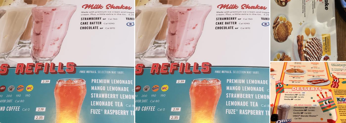 Denny's Menu