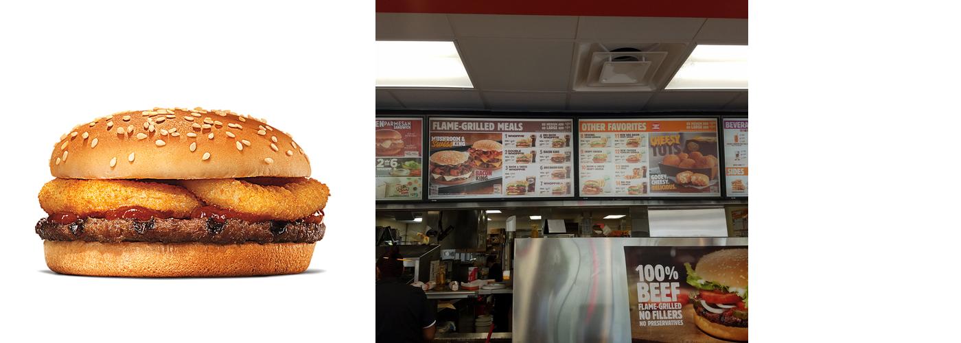 Burger King Menu
