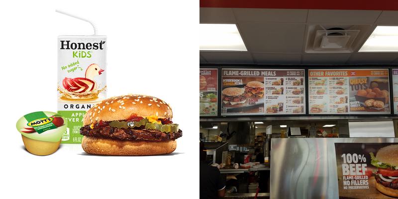 Burger King Menu