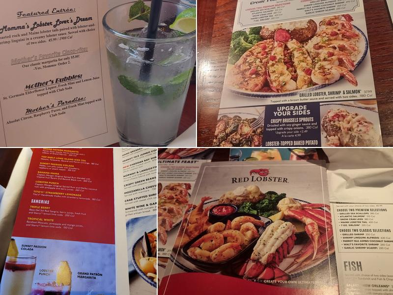 Red Lobster Menu
