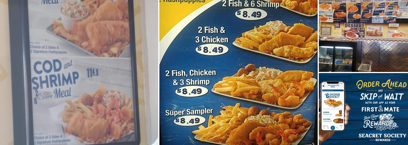 Long John Silver's Menu