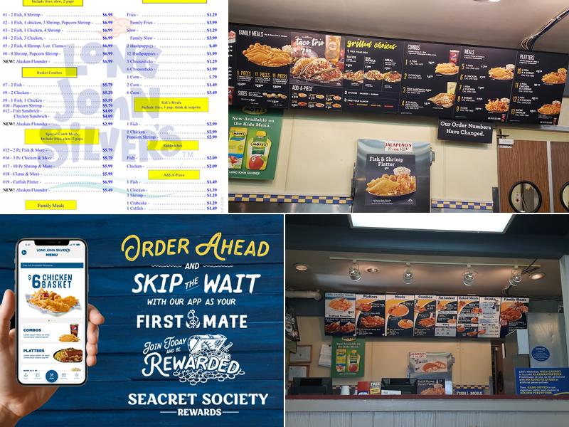 Long John Silver's Menu