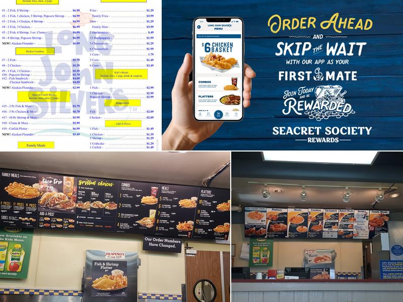 Long John Silver's Menu