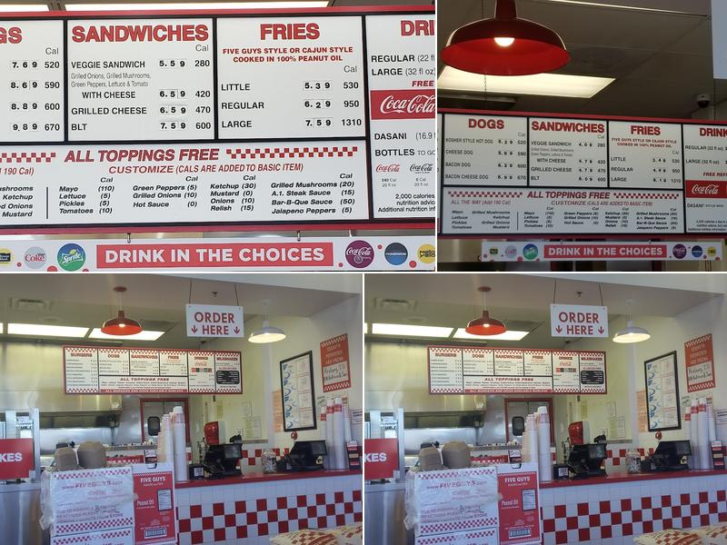 Five Guys Menu