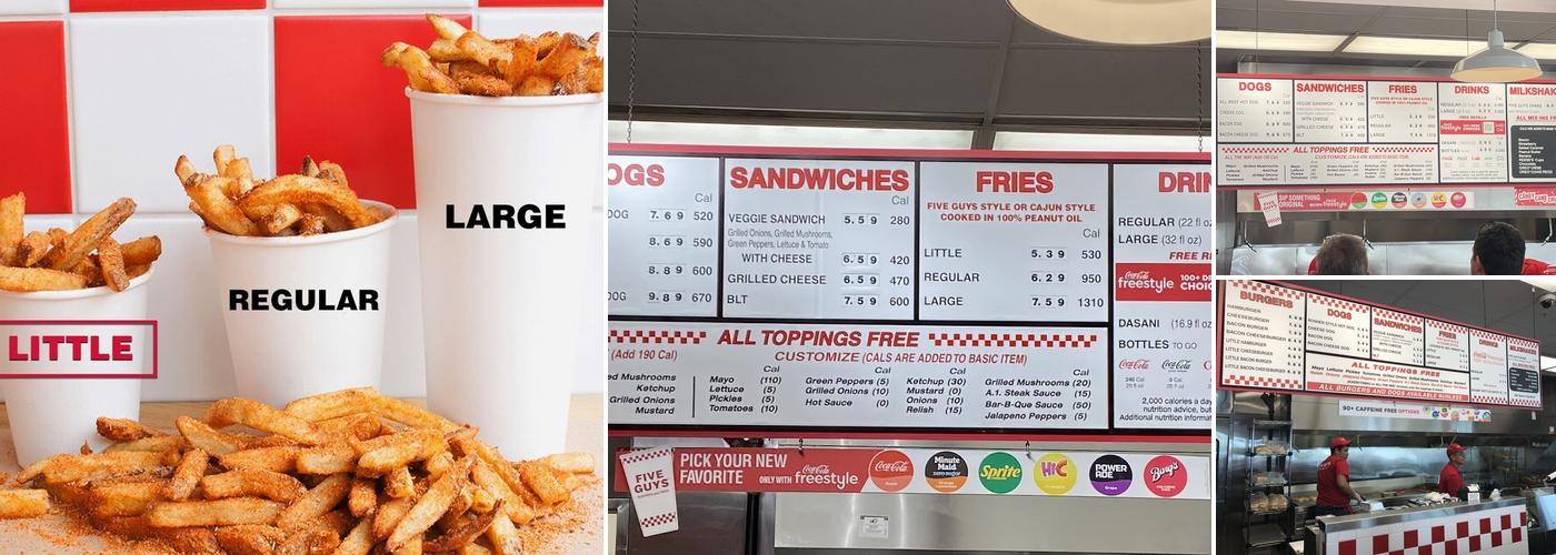 Five Guys Menu